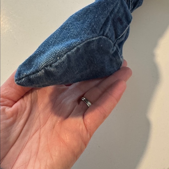 Vintage! OshKosh B'gosh Classic Blue Footed Overalls, sz 6-9 Months - Picture 6 of 9